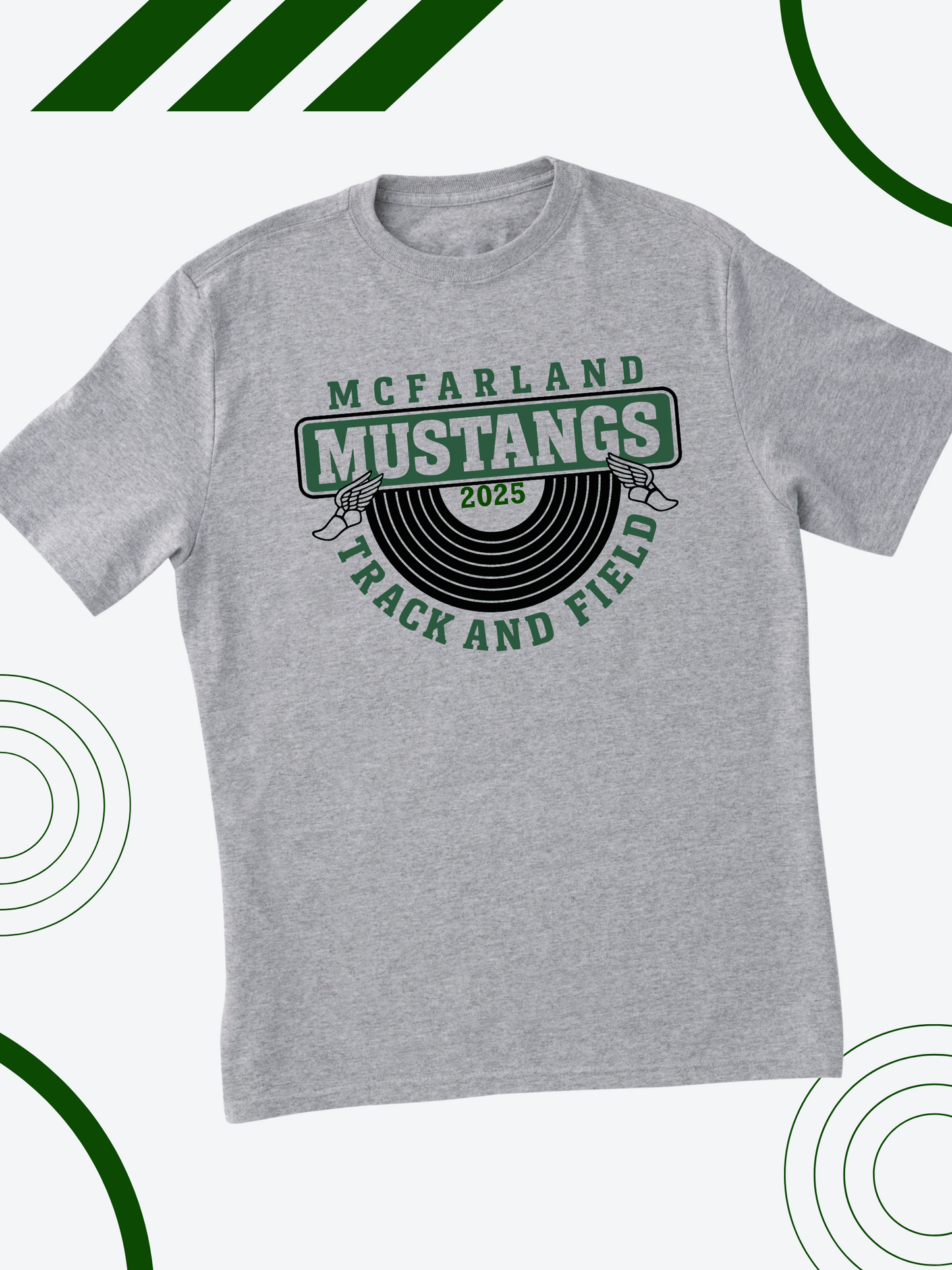 McFarland Mustangs Track & Field 2025 T-Shirt
