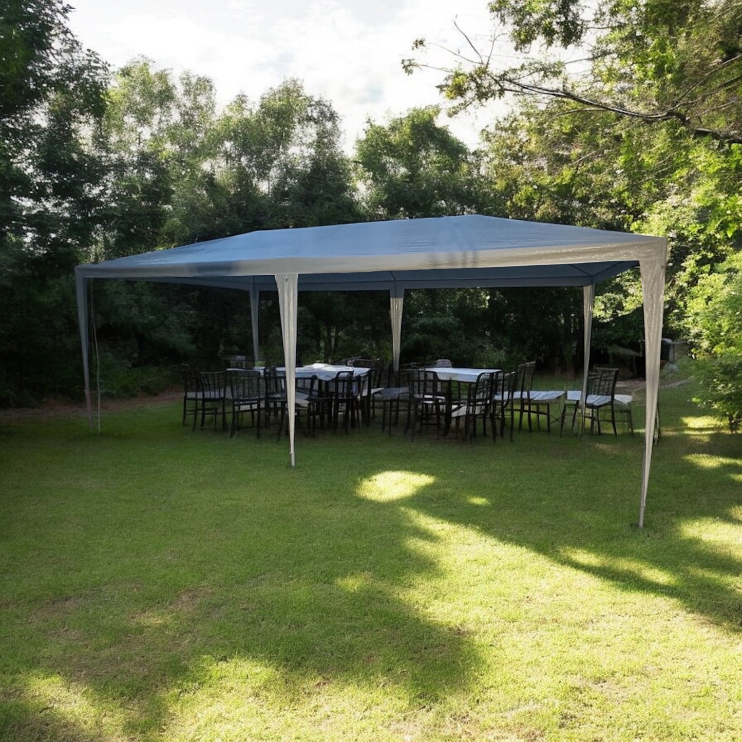 10x20 White Party Pole Tent Rental