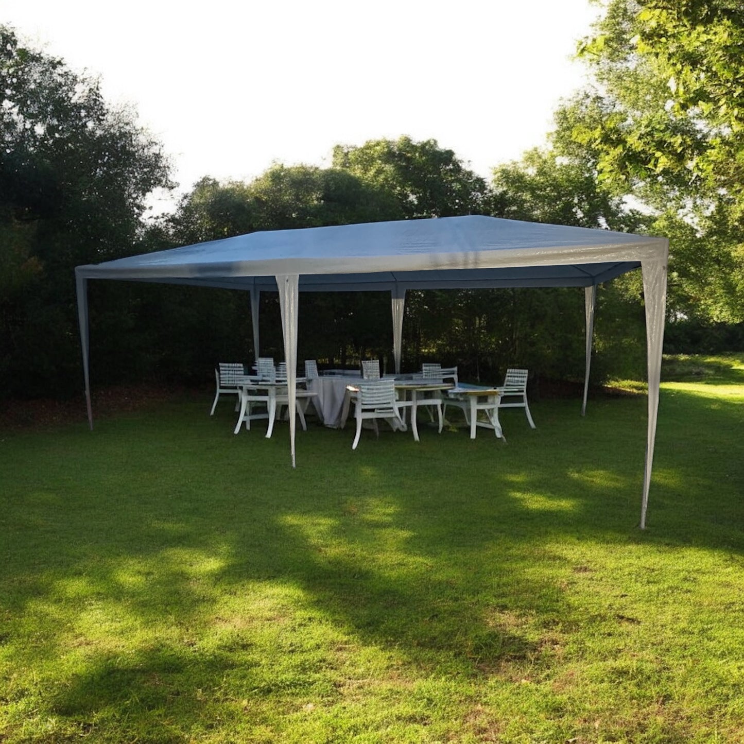 10x20 White Party Pole Tent Rental