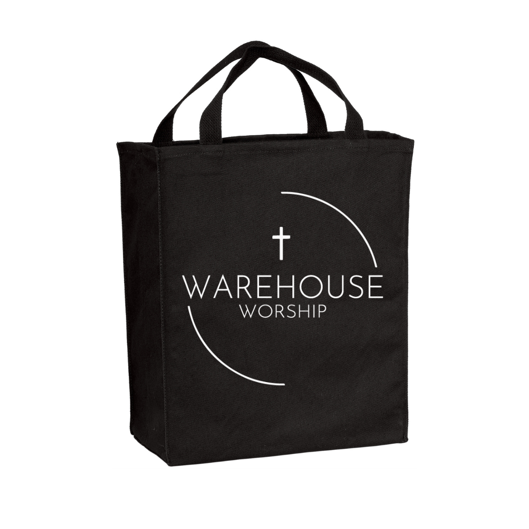Sturdy Elegance: Durable 10-ounce, 100% Cotton Twill Tote Bag
