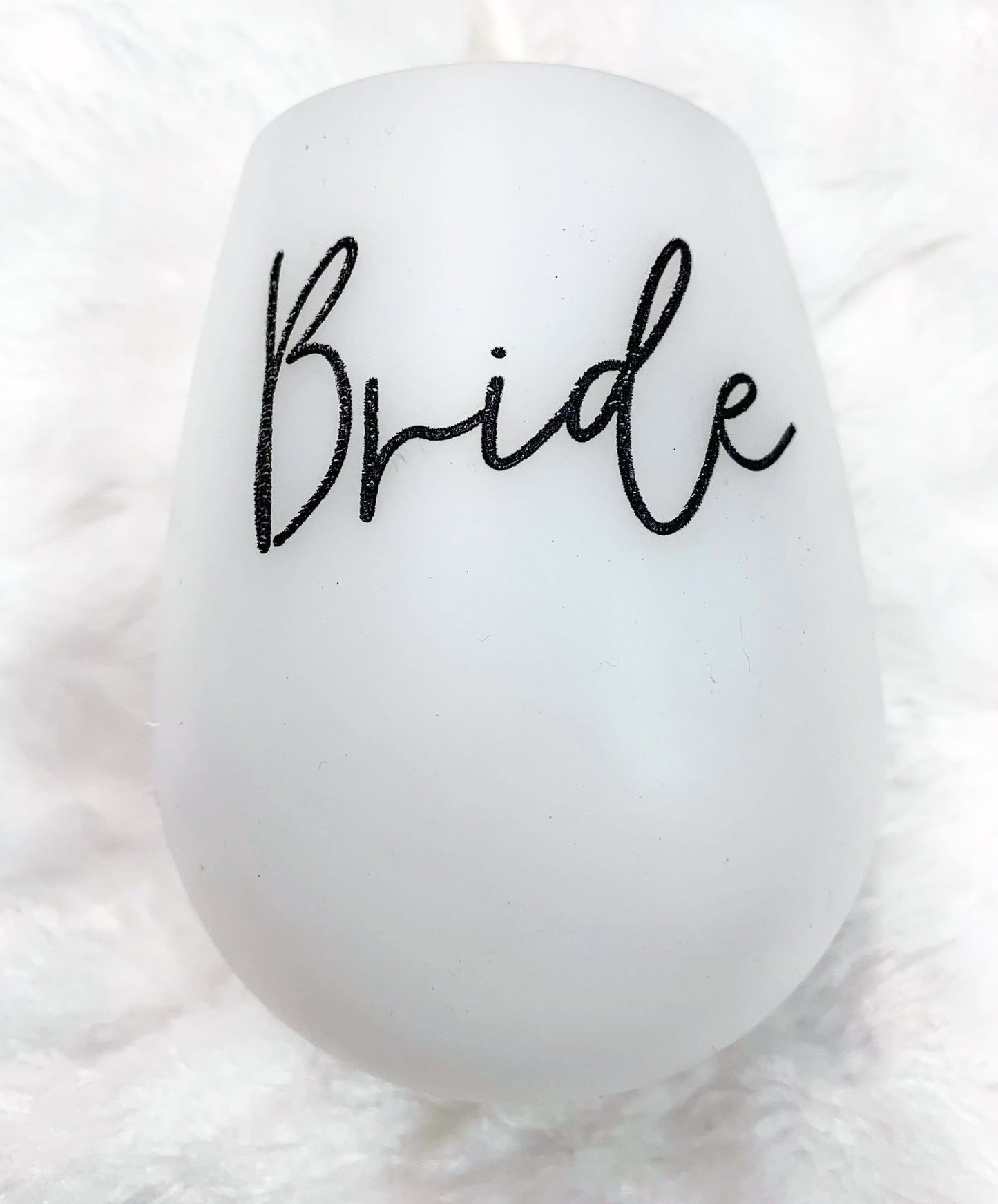 Bride Silicone Wine Glass