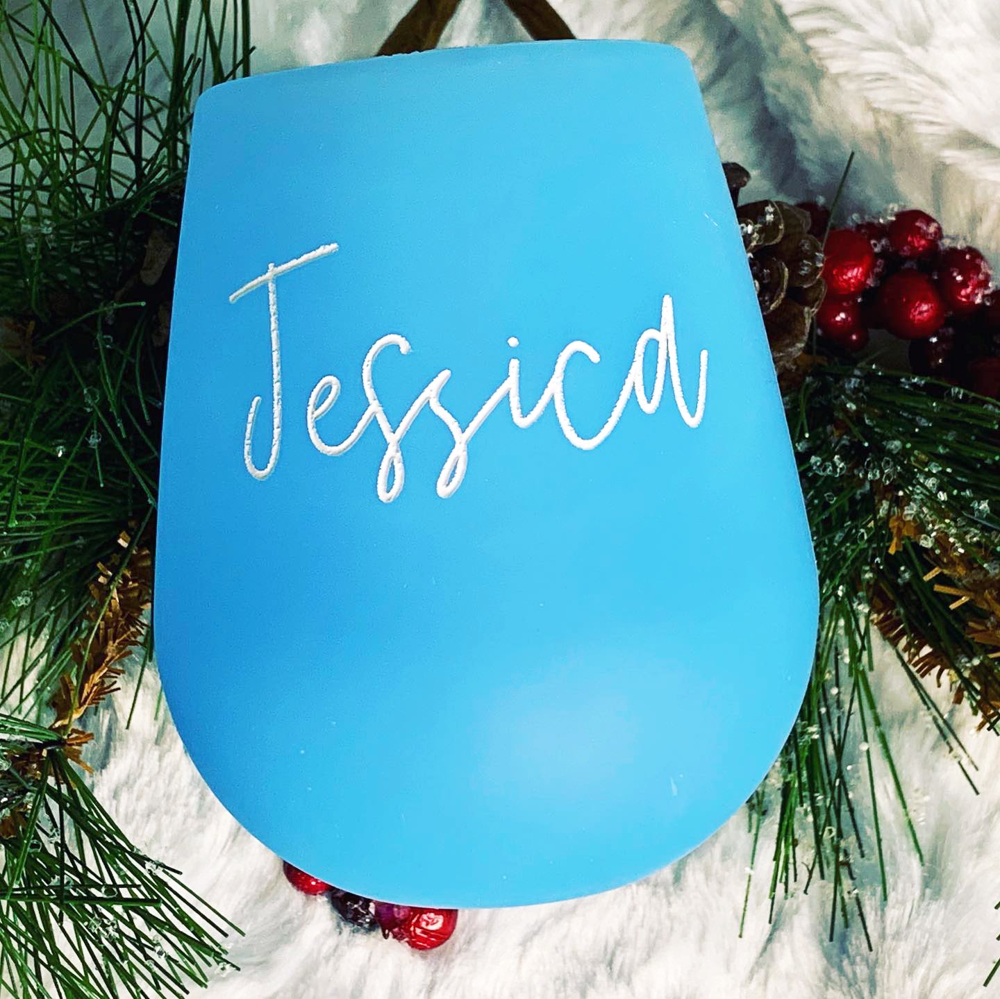 Personalized Silicone Wine Glass