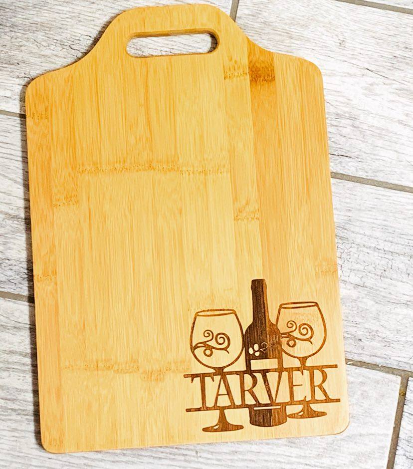 Personalized Bamboo Cutting board