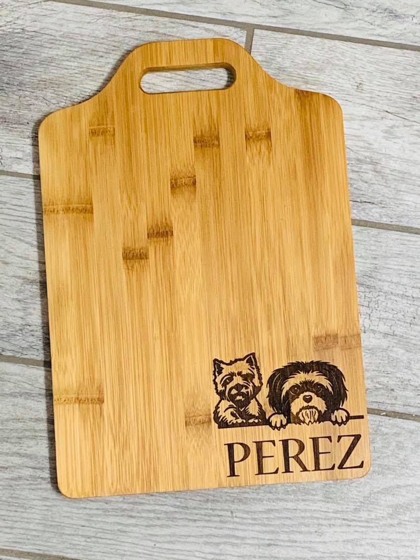 Personalized Bamboo Cutting board