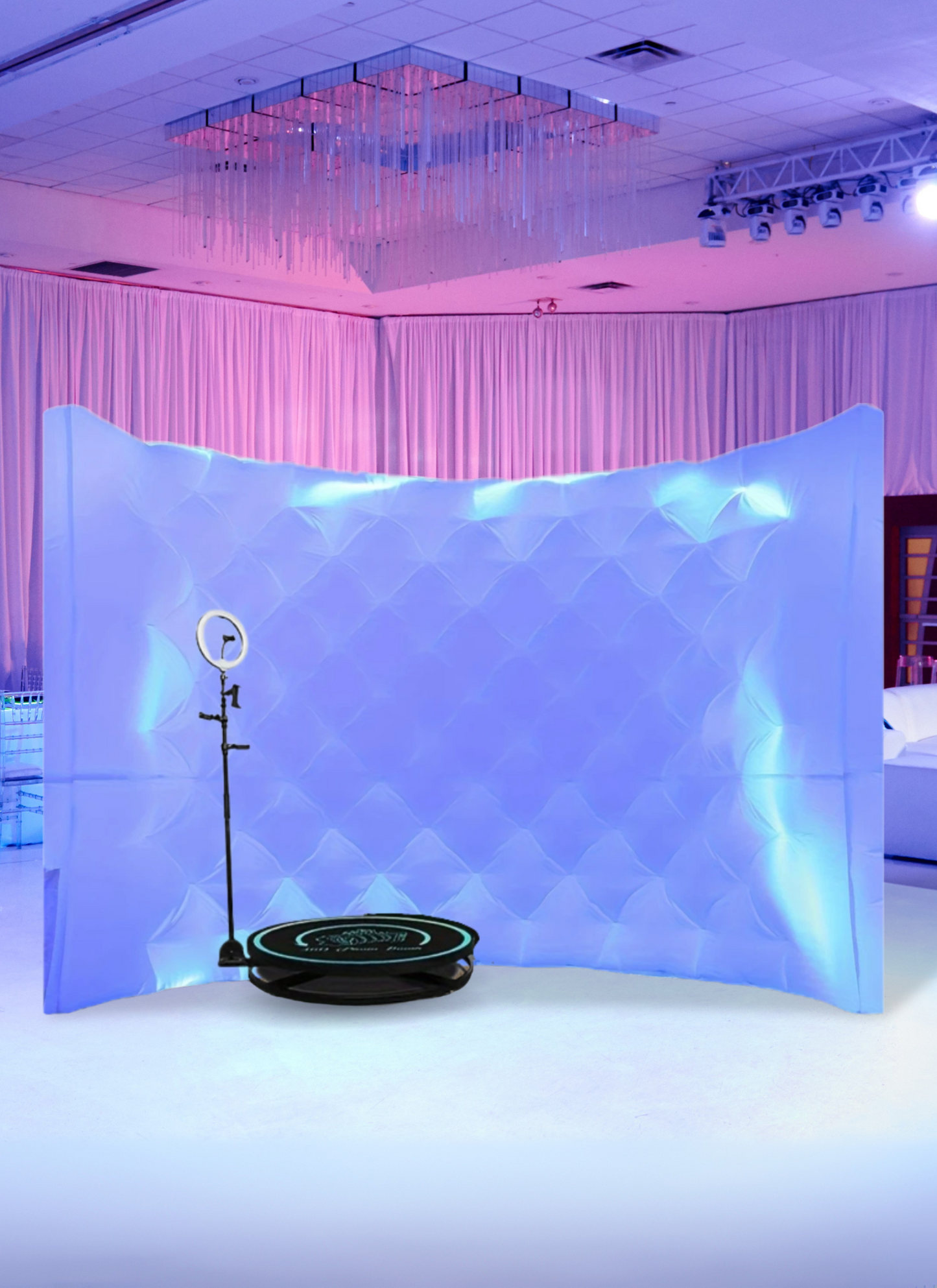 360 Photo Spin Booth Rental